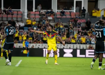 Jugadores del Club América reaccionan tras la eliminación en Leagues Cup 2025