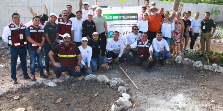 Ana Paty Peralta, realizó jornada de limpieza y acondicionamiento en la SM 85