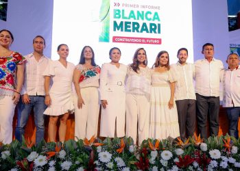Ana Paty Peralta, acudió a respaldar a sus homólogas y celebró los resultados