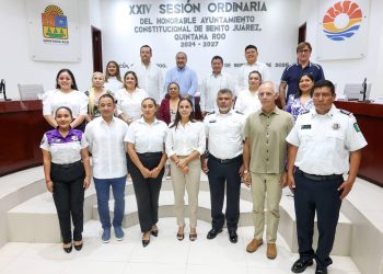 Ana Paty Peralta toma protesta de los nuevos titulares de Tesorería Municipal, Policía de Seguridad Ciudadana, GEAVIG y Policía Turística