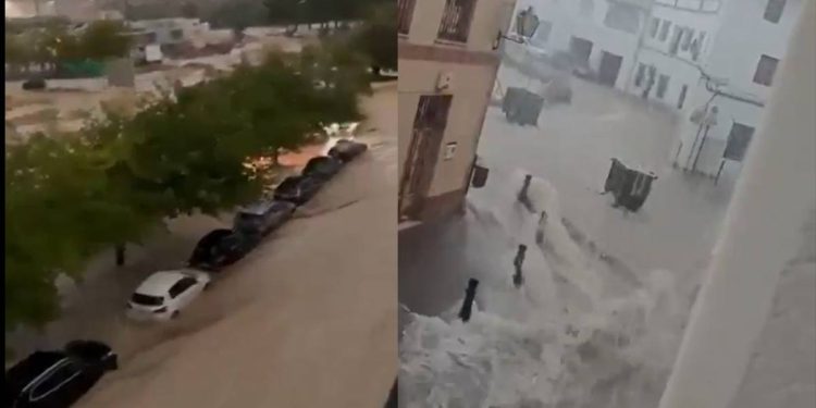 Alerta roja por lluvias en España: fuerte temporal afecta a la Comunidad Valenciana