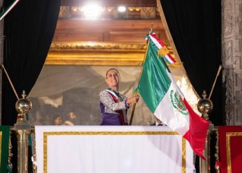 Historico Claudia Sheinbaum dio su primer Grito de Independencia en el Zocalo