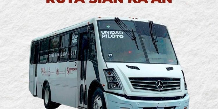Nueva ruta de transporte publico en Chetumal Ruta Sian Kaan arranca hoy