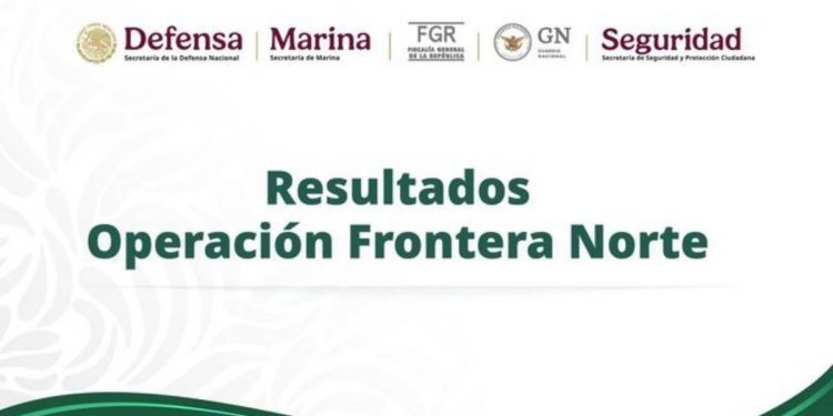 Operacion Frontera Norte detenciones 2025 mas de 6 mil arrestos