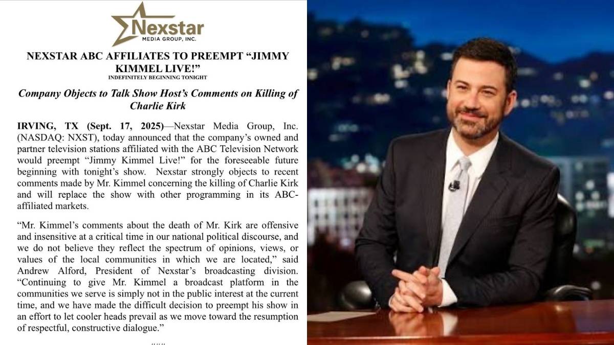 Reacciones en Hollywood ante Jimmy Kimmel suspendido