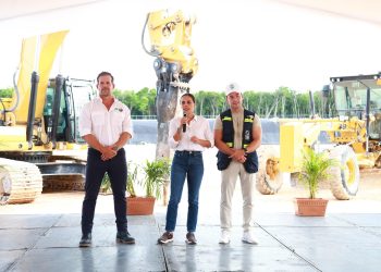 Ana Paty Peralta, inauguró la Celda 2 del sitio de disposición final de la Parcela 175