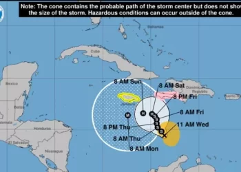 Autoridades de Quintana Roo mantienen bajo vigilancia a la tormenta tropical Melissa