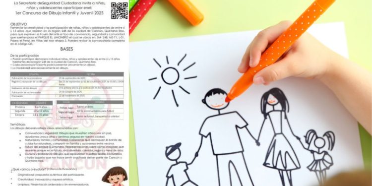 Anuncian a las y los ganadores del 1er Concurso de Dibujo Infantil y Juvenil 2025 en Cancún