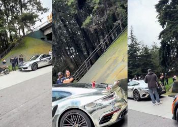 Autobús impacta un Porsche 911 Turbo S de 5 millones de pesos