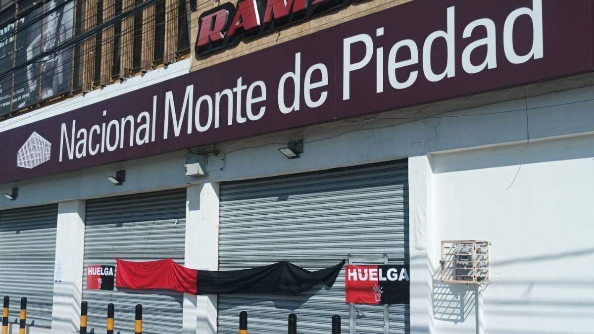 Beneficios temporales durante la huelga en el Nacional Monte de Piedad