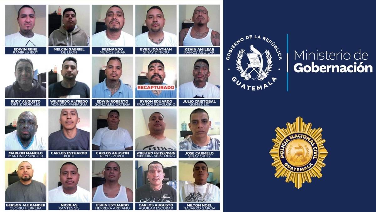Como ocurrio la fuga de pandilleros en Guatemala