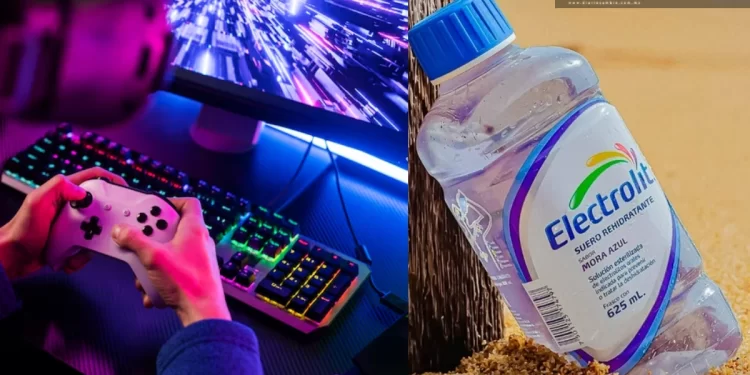 Control de videojuegos y botella de electrolitos simbolizan los nuevos productos gravados tras la aprobación del impuesto en México.