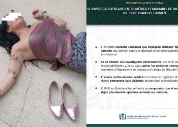 Doctora viral de Playa del Carmen es hallada inconsciente tras polemico video en el IMSS