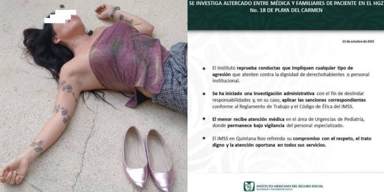 Doctora viral de Playa del Carmen es hallada inconsciente tras polemico video en el IMSS