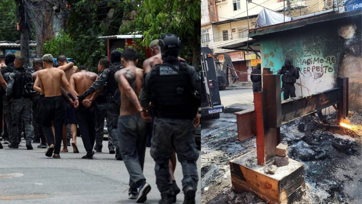 Fuerzas policiales desplegadas en un operativo sin precedentes