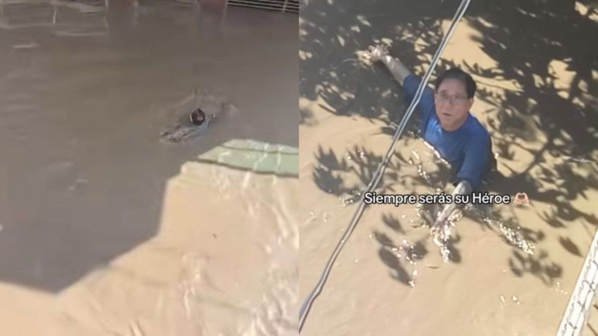 Hombre se lanza al agua para salvar a su hija y nietas en Poza Rica