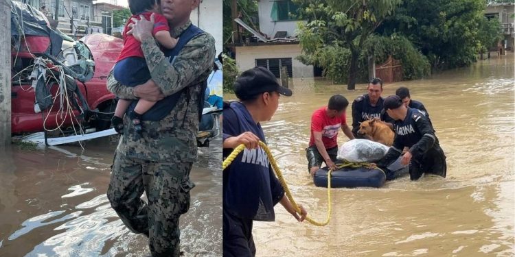Inundaciones en Mexico dejan 40 muertos y cientos de comunidades incomunicadas