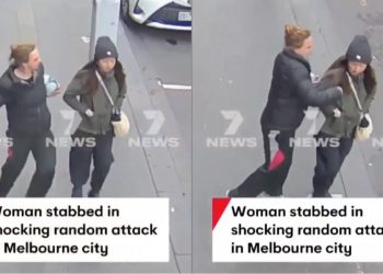 Mujer es apuñalada violentamente por un extraño mientras caminaba por calles de Australia