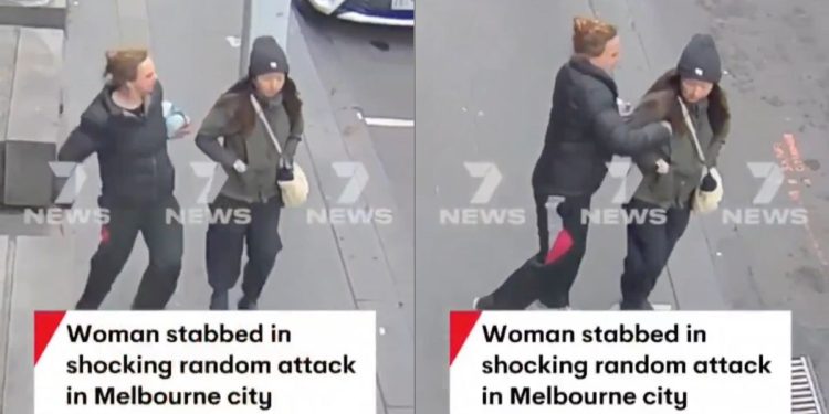 Mujer es apuñalada violentamente por un extraño mientras caminaba por calles de Australia