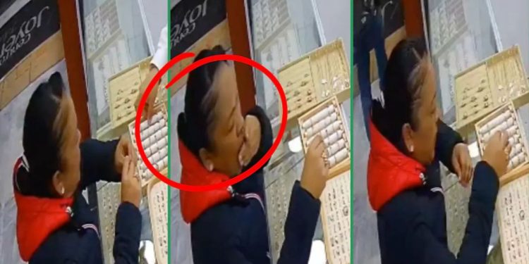 Mujer se traga un anillo para robarlo en una joyería de Toluca