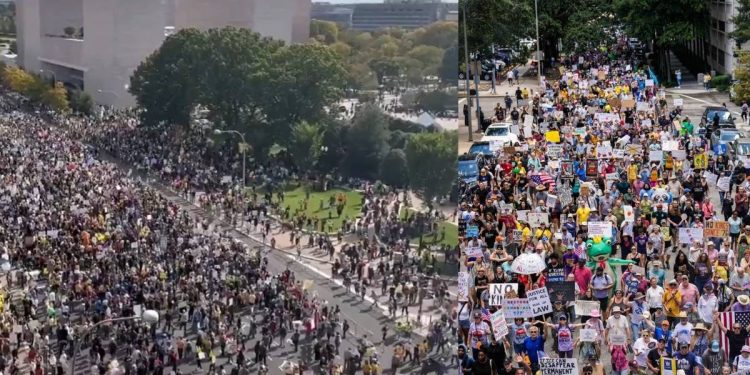 No Kings Day en Estados Unidos miles protestan contra el autoritarismo