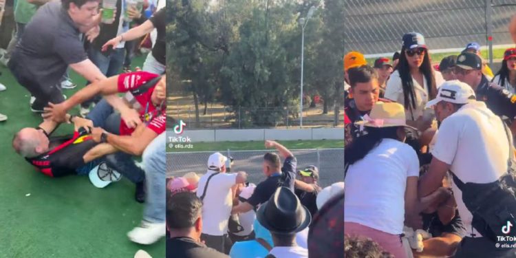 Peleas y caos en el Gran Premio de México 2025: Aficionados protagonizan violentos enfrentamientos en las gradas