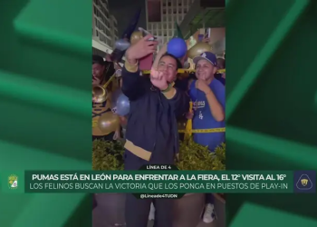 Afición apoya a Pumas en León: Serenata universitaria y respaldo total en clave Apertura 2025