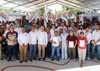 Ana Paty Peralta, encabezó la Feria de Servicios del Instituto del Fondo Nacional de la Vivienda para los Trabajadores (Infonavit)