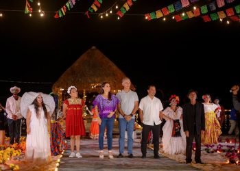 Ana Paty Peralta, anuncia que el Festival “Janal Pixan 2025” cerró con broche de oro al reunir a 143 mil asistentes