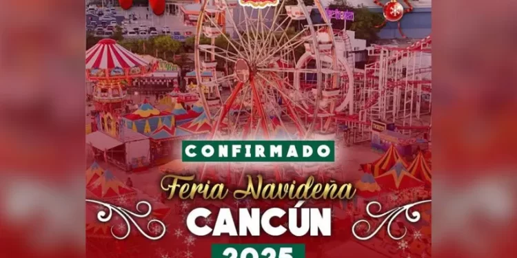 Diversión y tradición: regresa la Feria Navideña Cancún