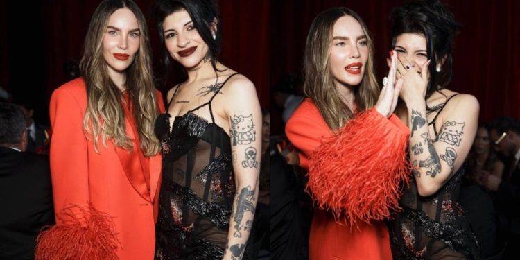Belinda y Cazzu el encuentro mas viral del año en la gala de GQ Mexico