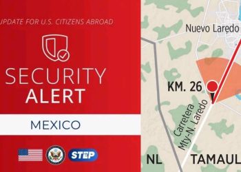 EEUU lanza alerta por asaltos en la autopista 85D en Nuevo Leon advierte sobre grupos armados