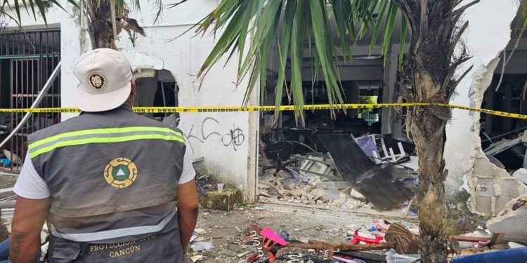 Explosion en la Region 51 de Cancun moviliza a cuerpos de emergencia