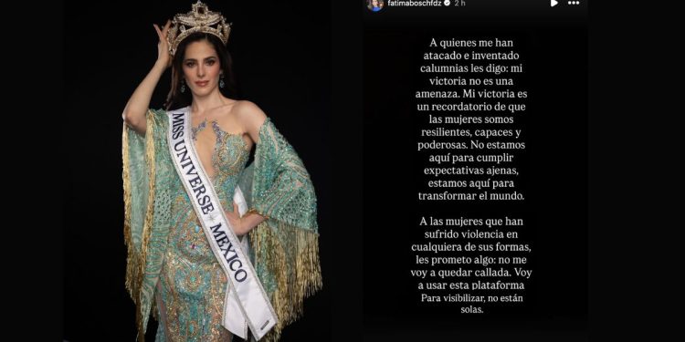 Fátima Bosch estalla en redes sociales: “No pediré permiso para brillar”