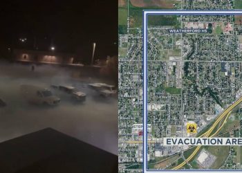 Fuga de gas toxico en Oklahoma provoca evacuacion masiva y deja decenas de hospitalizados