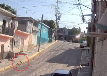 Lanzan a Rambo desde segundo piso durante desalojo en Chiapas