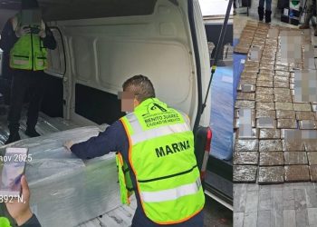 MARINA desmantela red de narcotrafico dentro del AICM