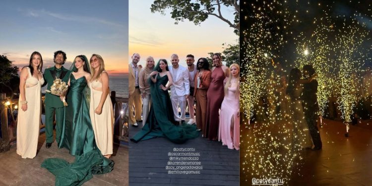 Paty Cantú y Christian Vázquez se casan en Punta de Mita