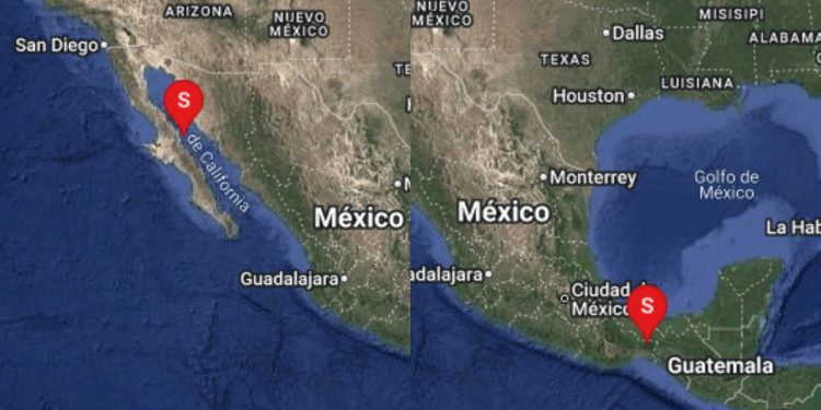 Se registran sismos en Oaxaca y Baja California Sur