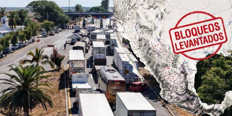 Transportistas y agricultores ponen fin a los bloqueos carreteros en todo el pais