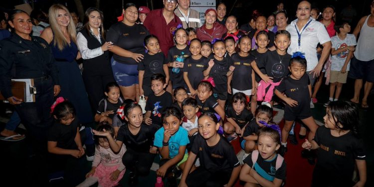 Ana Paty Peralta supervisa avances en la rehabilitación del Parque El Limonero en Cancún