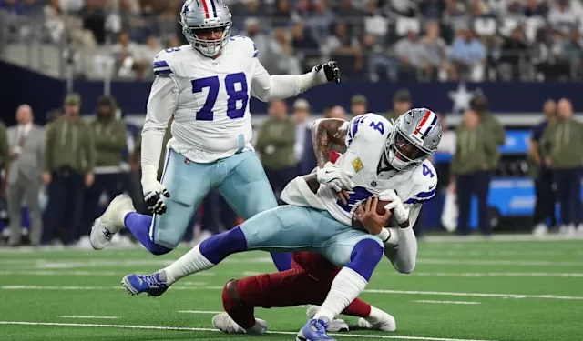 Kyler Murray celebra la victoria de los Arizona Cardinals frente a los Dallas Cowboys durante la temporada 2025 de la NFL.