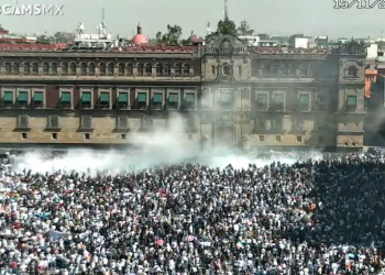 Cuántas personas hubo en la marcha generación Z: webcams captan movilización en Zócalo CDMX, videos y enfrentamientos