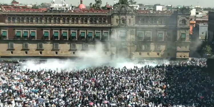 Cuántas personas hubo en la marcha generación Z: webcams captan movilización en Zócalo CDMX, videos y enfrentamientos