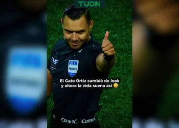 Gato Ortíz presume cambio de look y sorprende en el Play In Liga MX: así lució el árbitro en el partido Xolos vs Juárez