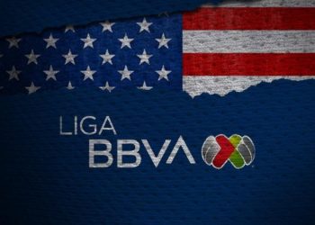 Jugadores mexicanos y estadounidenses se enfrentan en un partido de la Leagues Cup, reflejando cómo Estados Unidos se apodera poco a poco de la Liga MX.