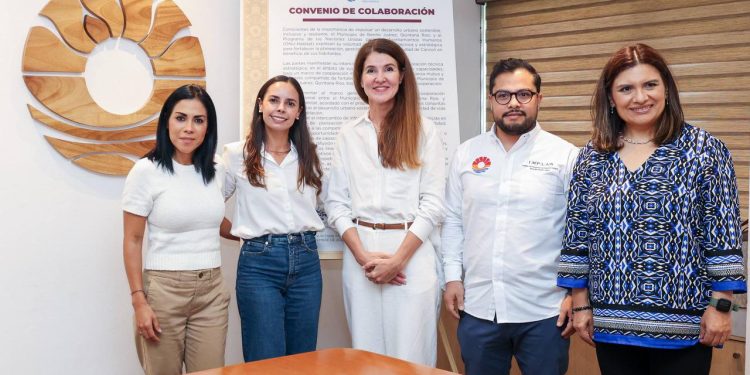 Ana Paty Peralta, firma convenio de colaboración con ONU-Hábitat