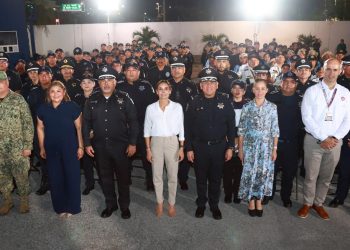 Realizan Ceremonia de Incorporación al Servicio Profesional de Carrera de la Policía de Benito Juárez