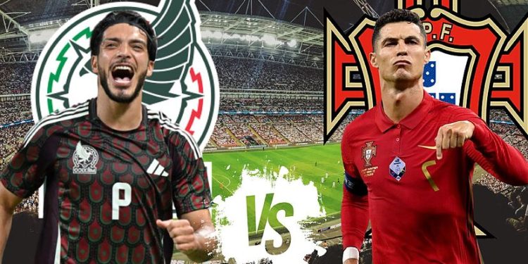 Afición buscando boletos para el partido de práctica México vs Portugal.