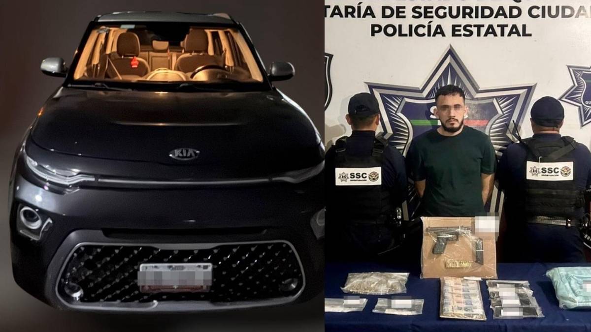 Aseguramientos realizados al jefe de la plaza del CJNG en Quintana Roo durante el operativo